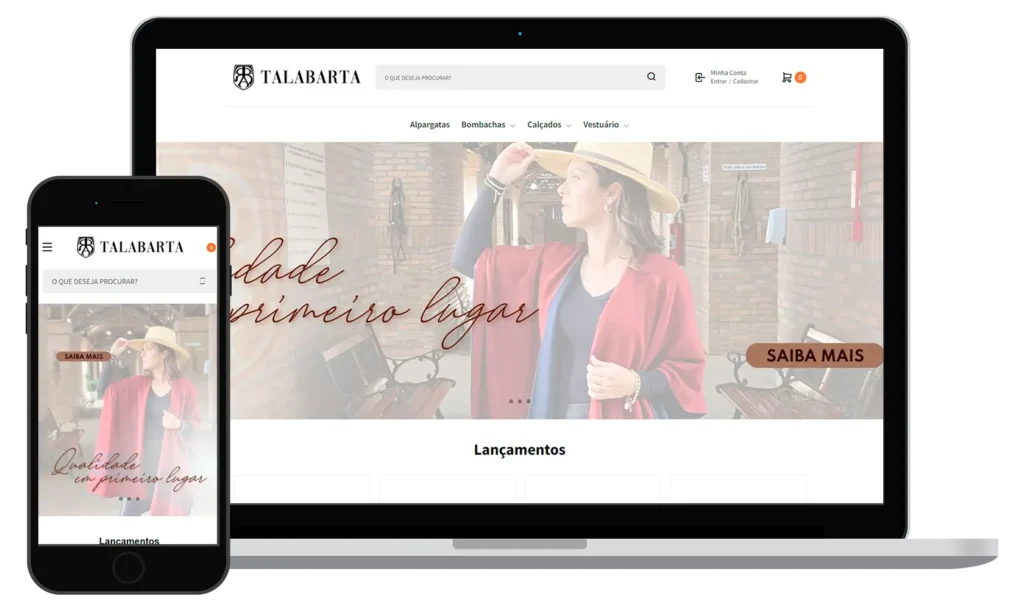 Site Talabarta Modas - Doce Web Criação de Sites